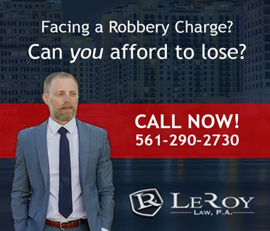 How does the court determine intent in a west palm beach robbery case? 2 Josh LeRoy is a seasoned Robbery experienced with Robbery and Determining Intent .