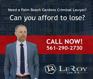 Josh LeRoy is a seasoned Test experienced with Palm Beach Gardens criminal lawyer's local expertise.