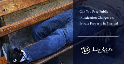Can You Face Public Intoxication Charges on Private Property in Florida?