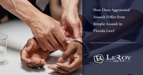 How Does Aggravated Assault Differ from Simple Assault in Florida Law?