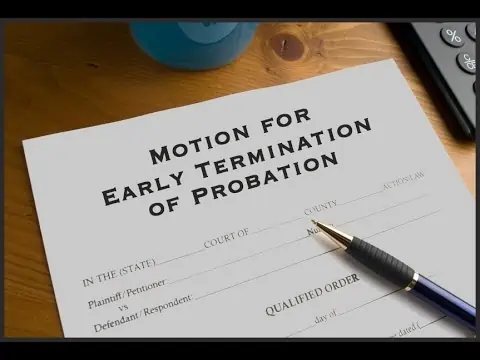 early termination probation