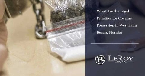 What Are the Legal Penalties for Cocaine Possession in West Palm Beach, Florida?